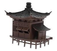 iplusmile Miniature Asiatique Plastique Résistant Décoloration pour Aquarium Décoration Zen Micro Paysage Modèle Compact Architecture Traditionnelle pour Bassins et Bonsais