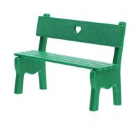 iplusmile Miniature Park Bench Model Accessoire Micro pour Maison de Poupées Banc de Jardin Durable et Facile à Nettoyer Décoration pour Décor Intérieur pour Création de Miniatures
