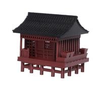 iplusmile Miniature Pavilion Statue for Aquarium Bonsai Garden Asian Pavilion Figurine Bonsai Garden Ornament Chinese Architecture Decorative Figurine