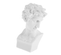 iplusmile Miniature Sculpture Grecque Buste Résine Blanche pour Maison de Poupées Décoration Bureau Étagère Ornement Artistique