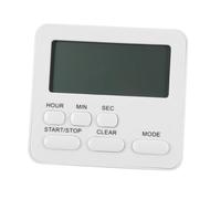 iplusmile Minuteur Numérique de Cuisine Silencieux Multifonction avec Alarme Affichage LED Portable Minuterie Compte et Horloge pour Bureau et Étudiants
