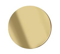 iplusmile Miroir Acrylique Réfléchissant 14 CM Doré Panneau Photo Décoratif Léger et Résistant aux Chocs Accessoire Photo pour Flat Lay Cosmétiques et Objets Décoratifs