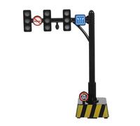 iplusmile Modèle de Feu de Signalisation Réaliste Éducatif pour Garçon Fille de Miniature pour Apprentissage Cognitif et Développement Moteur Décor Interactif Maison