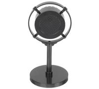 iplusmile Modèle de Microphone Vintage en Abs Noir, Décoratif Rétro pour Garçon et Filles et Cosplay, Accessoire Photo Léger et Résistant, pour Séances Photo, Fêtes et Karaoké