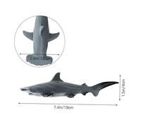 iplusmile Modèle Requin Marteau Réaliste pour Garçon Fille Figurine Éducative avec Détails Fidèles Stimulant Imagination et Connaissance des Animaux Océaniques