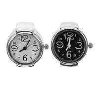 iplusmile Montre-bague Numérique Réglable en Alliage de Zinc, Lot de 2
