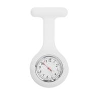 iplusmile Montre de Poche à Broche à épingle en Acier Inoxydable, Broche Montre Blanche Portable à Chiffres clairs, pour examens étudiants et Suivi des infirmières Couleur Aléatoire