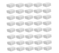 iplusmile Mouchoirs En Papier Épais Pliables 60 Feuilles Par Paquet Boîte De 50 Paquets En Pâte De Bois Blanche Serviettes Multifonctions Pour Hôtel, Restaurant, Bureau Et Fête