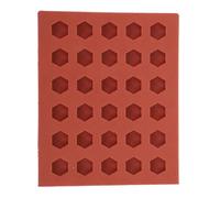 iplusmile Moule à Brique Hexagonale Miniature Moule à Fausse Brique en Silicone Démoulage Facile, Modèle Réaliste pour Ciment et Argile Mini Jardins et Maquettes D'architecture