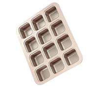 iplusmile Moule Carré Antiadhésif pour Mini Muffins et Pains Haute Température Pâtisserie Maison et Professionnelle