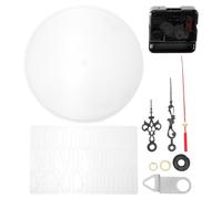 iplusmile Moule en Silicone Flexible et Antiadhésif Set Complet et pour avec Chiffres Romains Décoration Murale Élégante Horloge pour Création Artisanale