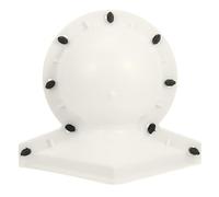 iplusmile Moule Sphérique en Silicone Grand Format 30 Cm pour Décoration Extérieure Moule à Boule en Résine pour Balustrade De Boule De Colonne Romaine Feng Shui