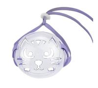 iplusmile Muselière Panier pour Chat en PP Ajustable, Masque Anti-Morsure pour Empêcher de Mâcher, pour Bain, Toilettage et Soins Quotidiens