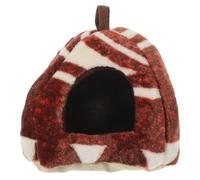 iplusmile Nid Douillet et Chaud pour Hamster et Petits Animaux Cachette Robuste et Confortable pour Cage Accessoire Hiver et Quatre Saisons Nid Douillet pour Rat et Rongeurs