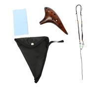iplusmile Ocarina Traditionnel C Moyen Instrument Portable Durable avec Lanière et Méthode Dapprentissage pour Débutants