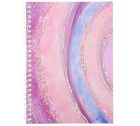 iplusmile Organisateur d'Autocollants A5 Classeur de Rangement pour Stickers 32 Feuilles Double Face en Papier Brillant Porte-Autocollants Multi-Usage pour Scrapbooking et Album DIY