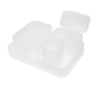 iplusmile Organisateur de Maquillage Compartiments Multiples 5 Pièces en Plastique pour Garder Objets Bien Rangés et Verticaux pour Pinceaux et Ciseaux, Rangement de Bureau