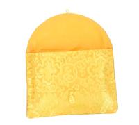 iplusmile Organisateur de Poche Multifonction Brocart de Soie avec Broderie Traditionnelle Chinoise et Nœud Pochette Élégante pour Documents Photos et Textes Bouddhistes Design Classique