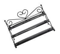 iplusmile Organisateur Rangement Ongles Multi pour Vernis à Ongles et Cosmétiques Présentoir Simple et Pratique pour Manucure et Pédicure Support Mural Noir