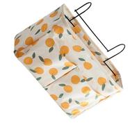 iplusmile Organisateur Suspendu De Chevet Multifonctionnel 30x15 Cm en Coton Et Fer Couleur Citron, Fixation sans Clous, Rangement pour Dortoirs, Chambres Et Bureaux