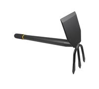 iplusmile Outil de Jardinage Acier Manganèse avec Manche Ergonomique Houe et Cultivateur pour Désherbage Plantation de Fleurs et Entretien Jardin