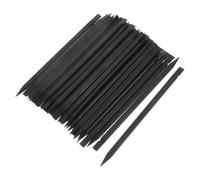iplusmile Outil de réparation Mobile 100 pièces en ABS réutilisable avec tête Plate et Pointue, kit d'ouverture pour Smartphones et tablettes, idéal pour techniciens et réparateurs Noir