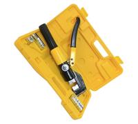iplusmile Outil de Sertissage Hydraulique Tonnes pour Cosse Câble Cuivre Aluminium avec Tête Rotative et Mallette Portable Robuste Haute Résistance