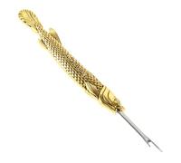 iplusmile Outil Découpe Artisanale Forme Poisson Doré Découseur Couture Portable pour Fils Broderie et Couture Précise Accessoire Pratique à Main