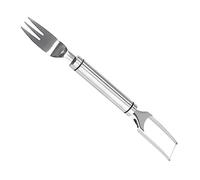 iplusmile Outil Découpe Pastèque Acier Inoxydable Trancheuse Fourche et Portable Facile à Utiliser pour Fruits et Melon Maison et Pâtisserie