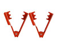 iplusmile Outil D'élimination des Épines De Rosiers 2 Pièces Rouge pour Jardinage Floral, Pince Métallique Compacte Facile à Utiliser, Accessoire Indispensable pour Bouquet Maison