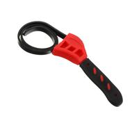 iplusmile Ouvre-bocal Manuel Réglable Caoutchouc Rouge Clé à Sangle Flexible pour Bouteilles Bocaux et Conserves Outil Multifonction Pratique pour Personnes Âgées