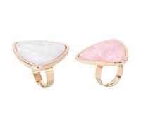 iplusmile Palette De 2 Ongles Kits De Manucure De Mélange Pédicure Plateau De UV Paillettes Pastel Bague Pour Nail Art Palette En Résine Blanche