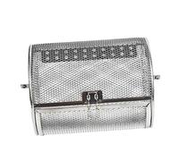 iplusmile Panier à Griller INOX pour Barbecue Cage Rotative Capacité Accessoire Pratique pour Griller Viandes Légumes et Fruits de Mer