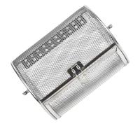 iplusmile Panier Barbecue Acier Inoxydable Résistant Rouille Usure Cage Rôtissoire Unique pour Four Accessoire Pratique pour Griller Noix et Frites