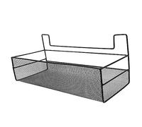 iplusmile Panier de Rangement Mural sans Clou Étagère Suspendue Polyvalente pour Salle de Bain Cuisine et Bureau Capacité avec Crochet Adhésif Organisation Pratique pour Accessoires et