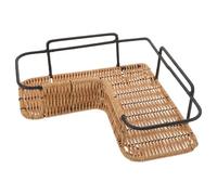 iplusmile Panier de Rangement Mural Triangulaire Structure en Triangle, Multi-usages pour Cosmétiques et Articles de Toilette, Adapté aux Chambres et Dortoirs