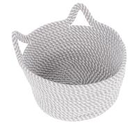 iplusmile Panière Corde de Coton Douce et Durable pour Organiser Clés et Snacks Panier Décoratif Pratique pour Étagères et Placards