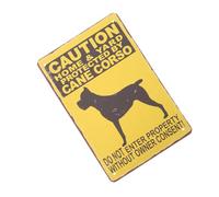 iplusmile Panneau Avertissement Chien Rétro Pour Jardin Et Pelouse Signalétique Extérieure Légère Et Portable Panneau Be Aware of The Dog Décor De Bordure Jardin