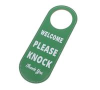iplusmile Panneau de Porte Double Face PU Cuir Do Not Disturb Please Knock pour Bureau Hôtel Réunion Signalétique Confidentialité Silencieuse et Suspension Porte