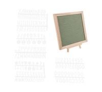 iplusmile Panneau Lettre DIY Bois avec Lettres Amovibles Tableau Message Stable pour Maison Bureau Décor Carré Créatif Polyvalent