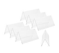 iplusmile Panneaux en Acrylique Transparent Bords Arrondis, Réutilisables et Sûrs Lot de 7 pour Affichage de Prix ou Signalétique de Produit en Marché