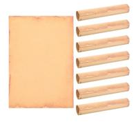 iplusmile Papier à Lettres Vintage A5 en Kraft Épais 8 Feuilles Vierges Décoratives pour Écrire Peinture et Correspondance Papier à Écrire Multifonction pour Bureau et Loisirs Créatifs