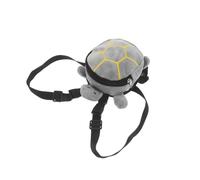 iplusmile Paquet à Dos pour Chien Ajustable Gris de Tortue, Paquet de Transport pour Chiot et Chat, avec Grand Compartiment pour Friandises et Accessoires, pour Randonnée, Voyage et Balades