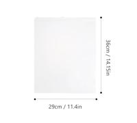 iplusmile Paquet De Rangement pour Chaussures Transparents en Plastique Hdpe Épais, Étanches Et Solide, Lot De 5 Pièces, Taille Moyenne, pour Voyage Et Organisation, Fermeture Hermétique