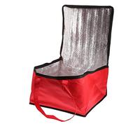 iplusmile Paquet pour Aliments Paquet De Conservation en Aluminium 10 Pouces Rouge pour Pizza Et Gâteaux Boîte à Lunch Réutilisable Protection Thermique Transport Pratique