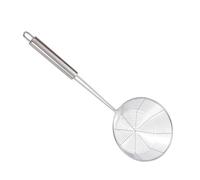 iplusmile Passoire à Huile de Friture Acier Inoxydable Tamis Maille Fine Écumoire Cuisine Inox pour Nouilles et Friture Outil Cuisine Résistant et Facile à Nettoyer