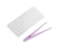 iplusmile Patchs Adhésifs Nez 500 Pièces 5 Packs de Bandes Nasales Respirantes Auto-Adhésives pour Remodelage des Ailes du Nez Redéfinition du Contour Nasal avec 5 Pinces à Épiler Soin