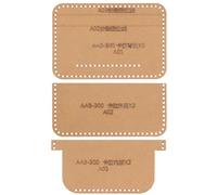 iplusmile Patrons de Portefeuilles en Cuir DIY en Papier Kraft Solide, Gabarits Polyvalents pour Modèles de Paquet à Main, Accessoires de Création pour Travail du Cuir Artisanat