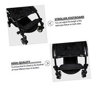 iplusmile Pédale Réglable Plastique pour Poussette Support de Pied Pratique pour Accessoires de Chariot Ajustable pour Différents Âges