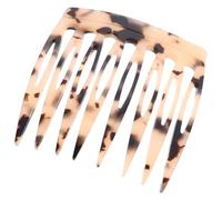 iplusmile Peigne à Cheveux Latéral Acétate Léopard Pour Femmes Cheveux Fins Mariée Style Vintage Insert Facile Quotidien